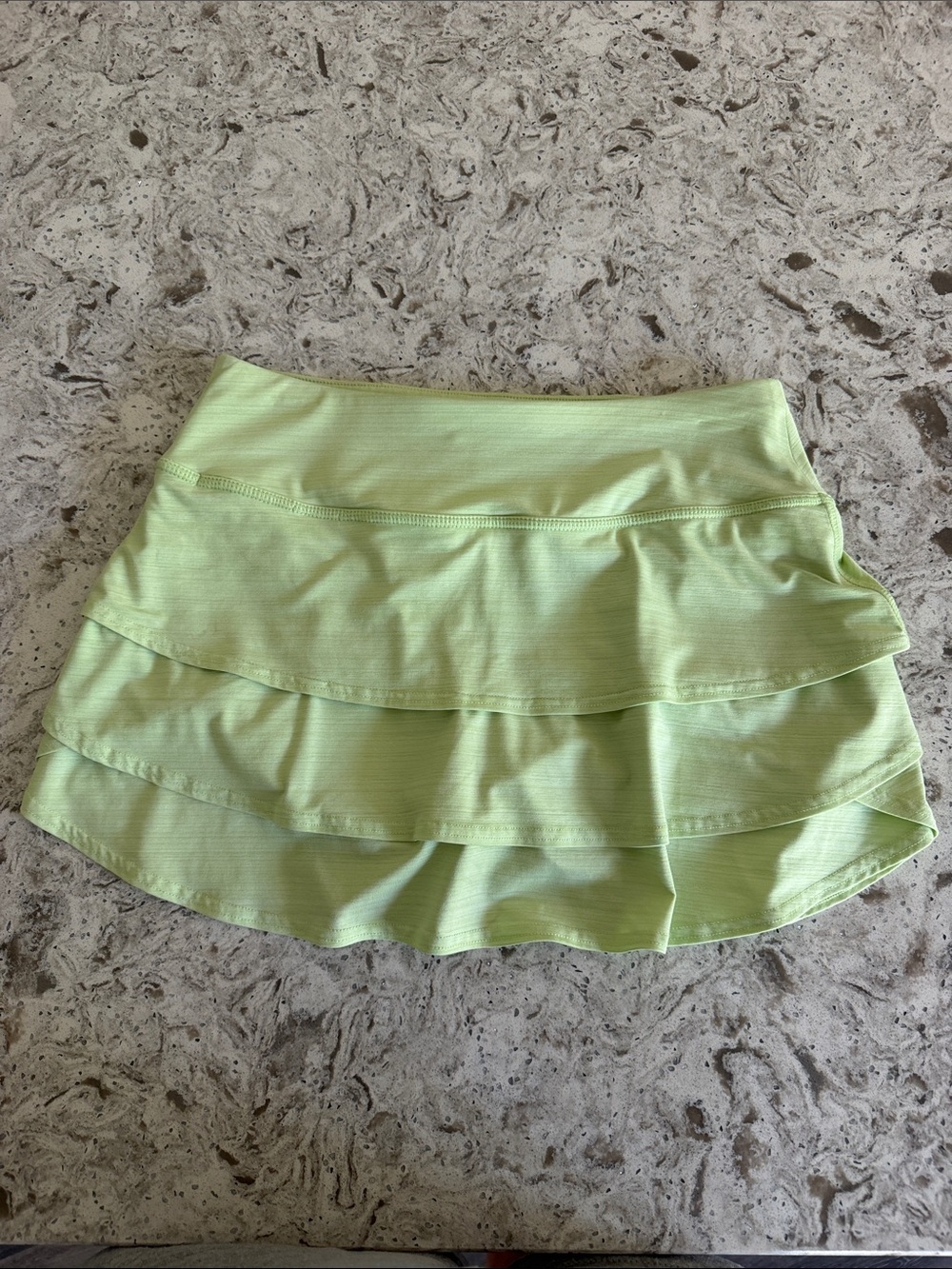 Athleta Women’s Tiered Ruffle Skort - Light Lime Green